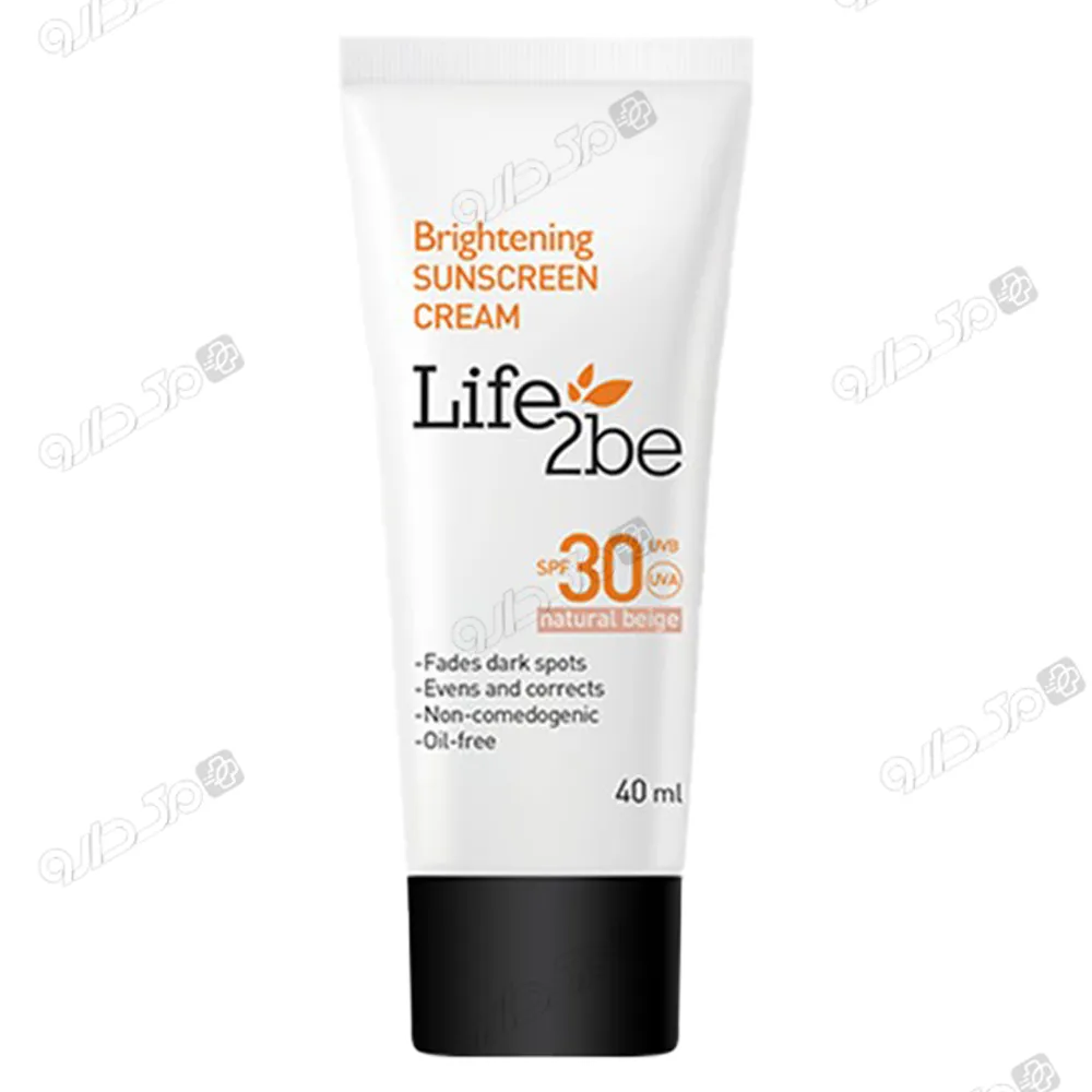 ضد آفتاب روشن کننده پوست SPF30 بژ طبیعی لایف تو بی
