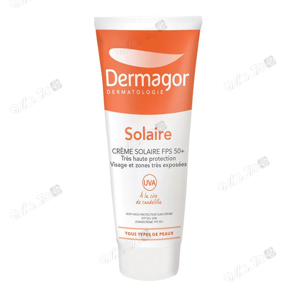 ضد آفتاب بی رنگ SPF 50 درماگور