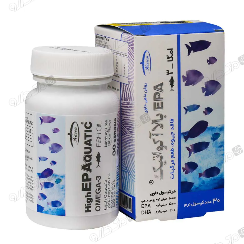 امگا 3 حاوی ای پی ای اکواتیک کارن