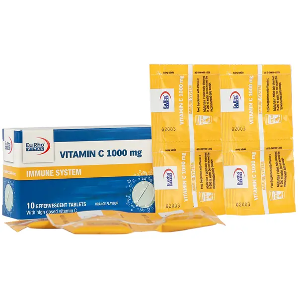 قرص جوشان ویتامین سی 1000 یوروویتال