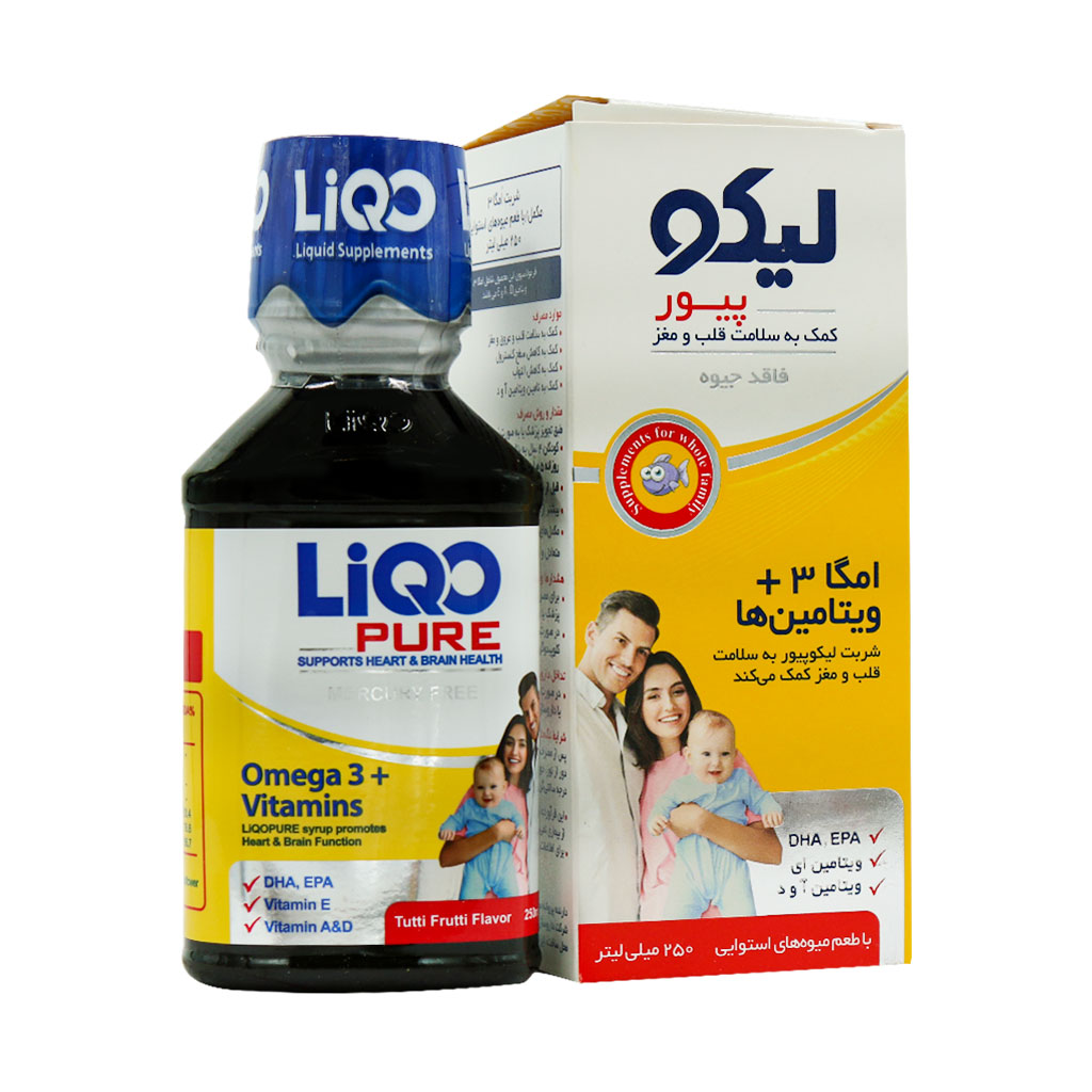 شربت امگا 3 لیکو پیور آبیان فارمد