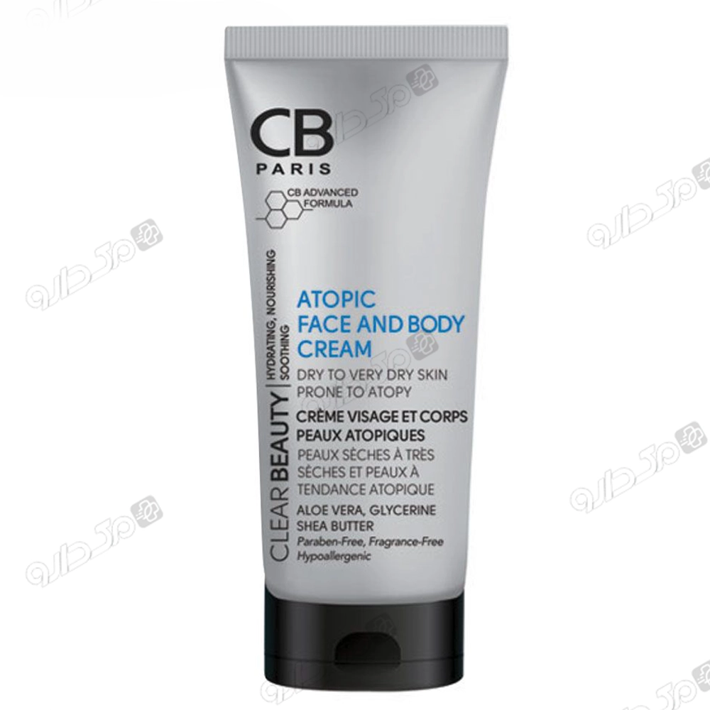 کرم مرطوب کننده صورت و بدن پوست خشک 200ml سی بی