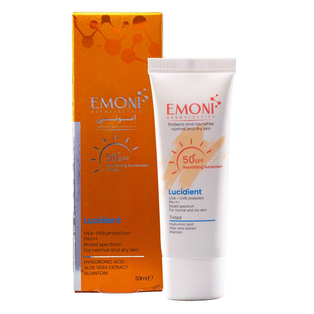 کرم ضدآفتاب لوسیدینت پوست نرمال تا خشک امونی