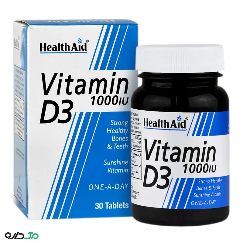 قرص ویتامین دی3 1000 هلث اید