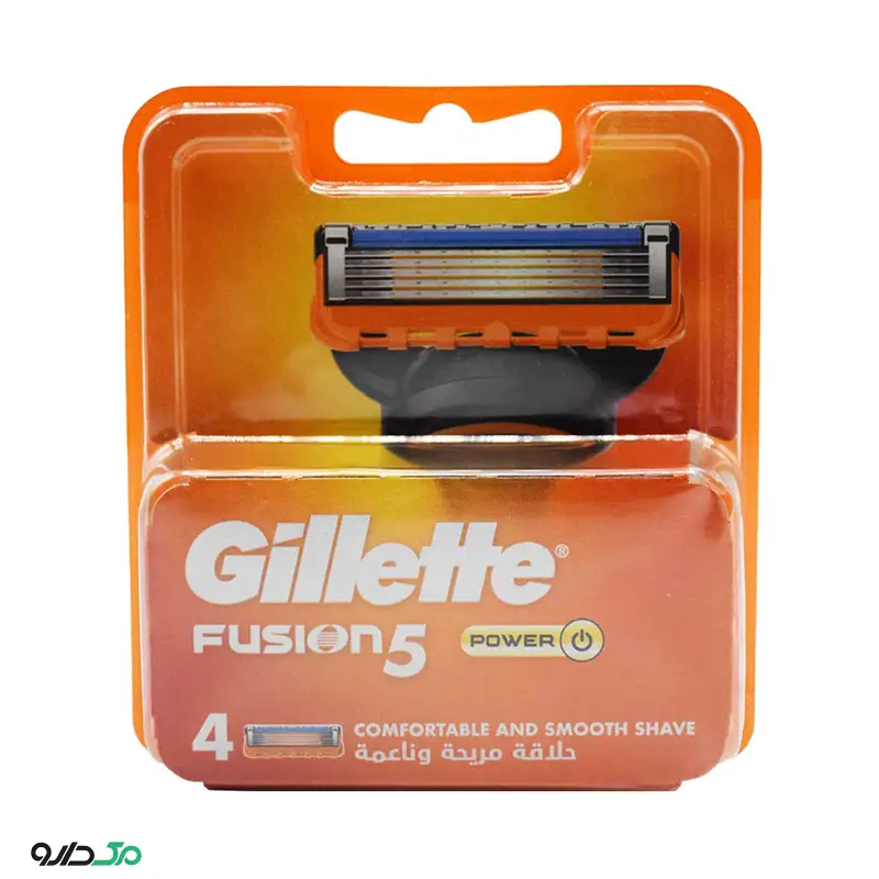 تیغ یدک 4 عددی مدل فیوژن 5 پاور ژیلت