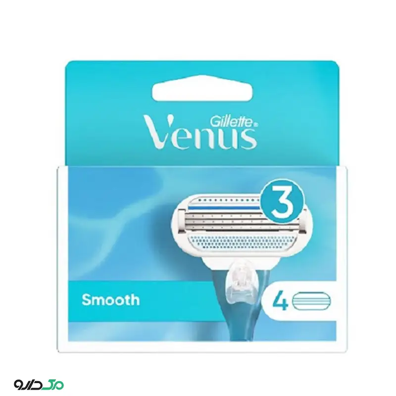 تیغ یدک 4عددی مدل اسموت ونوس ژیلت