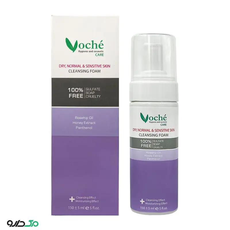 فوم شستشوی صورت پوست خشک و حساس وچه