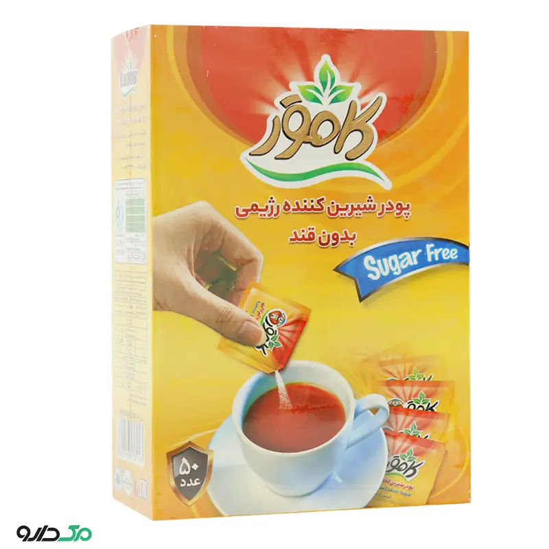 پودر شیرین کننده بدون قند کامور