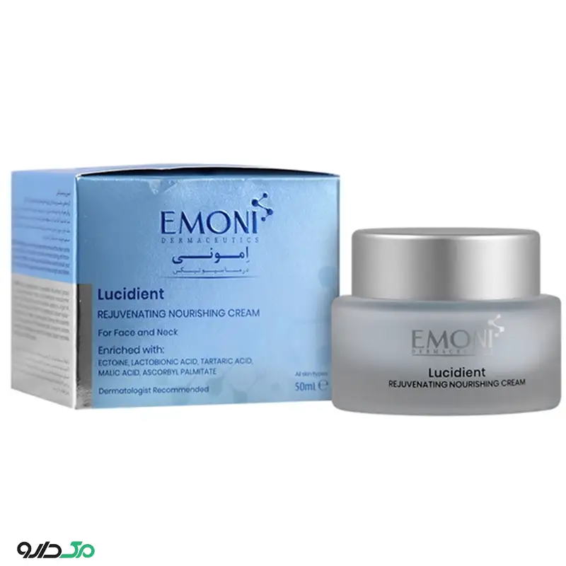 کرم مغذی و ضد چروک زیر 34 سال لوسیدنت امونی