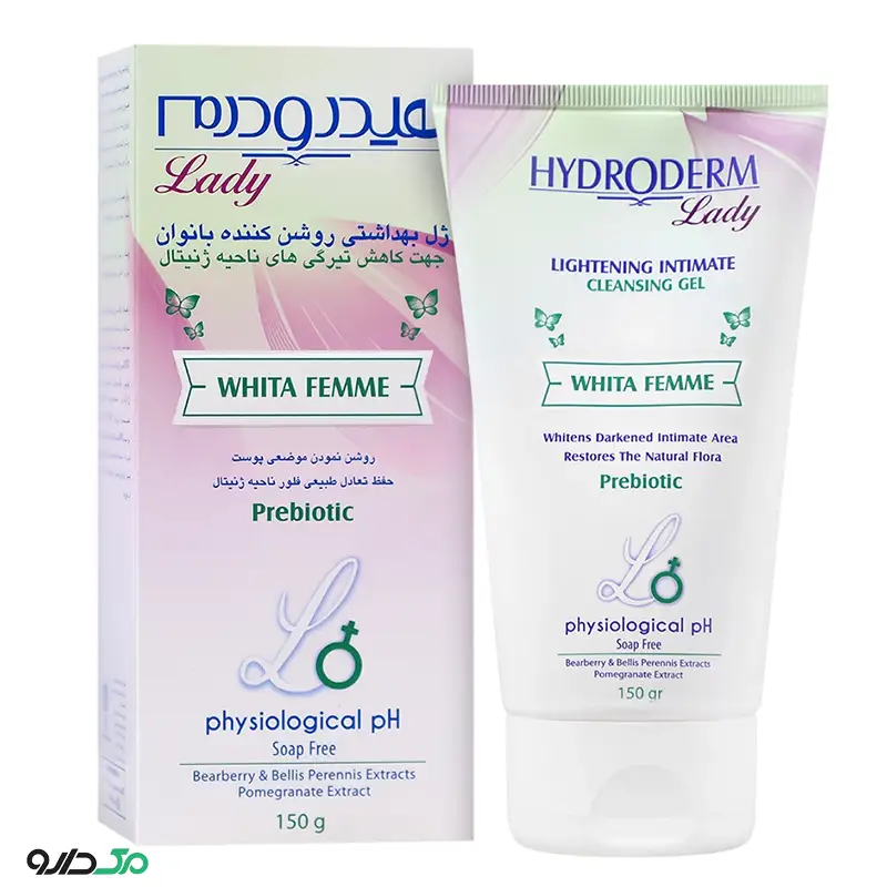 ژل بهداشتی روشن کننده بانوان ویتا فم هیدرودرم