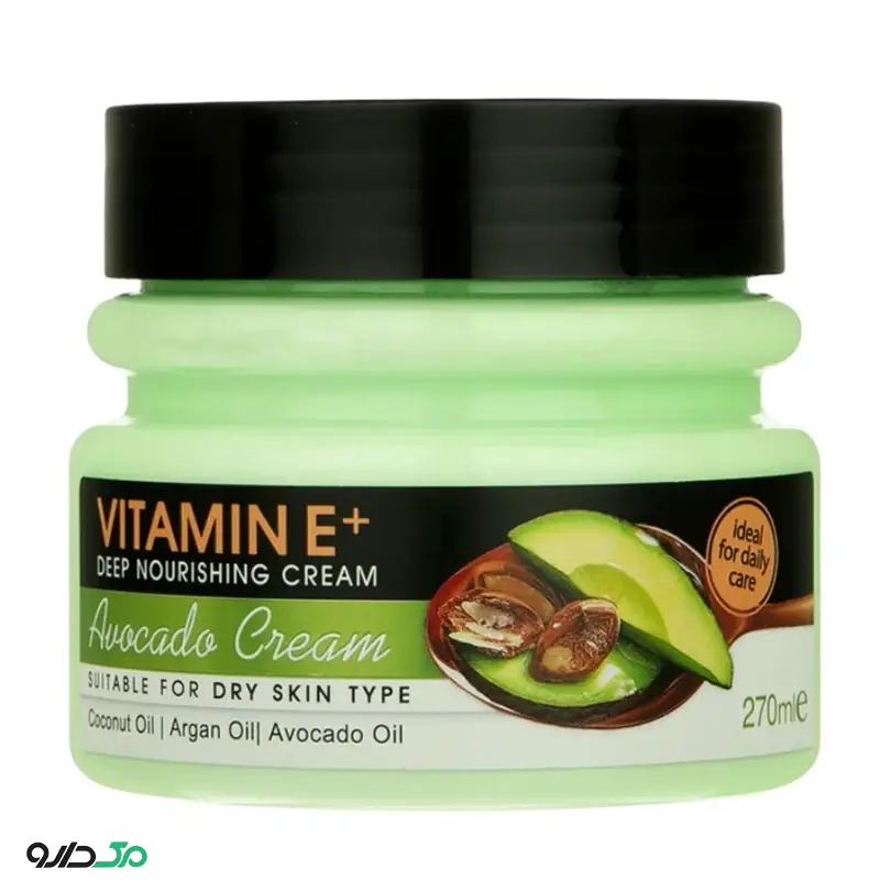 کرم آبرسان آووکادو و ویتامین E دافی