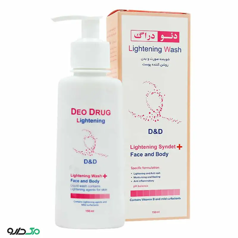 ژل پن مایع روشن کننده صورت و بدن دئودراگ