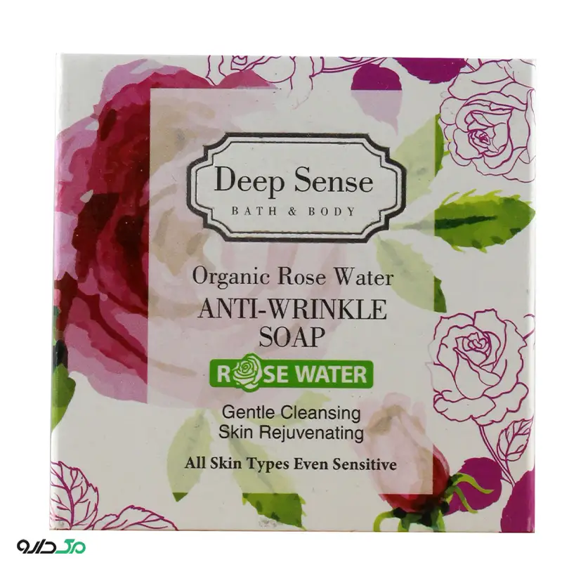 صابون مناسب پوستهای دارای چروک گلاب دیپ سنس