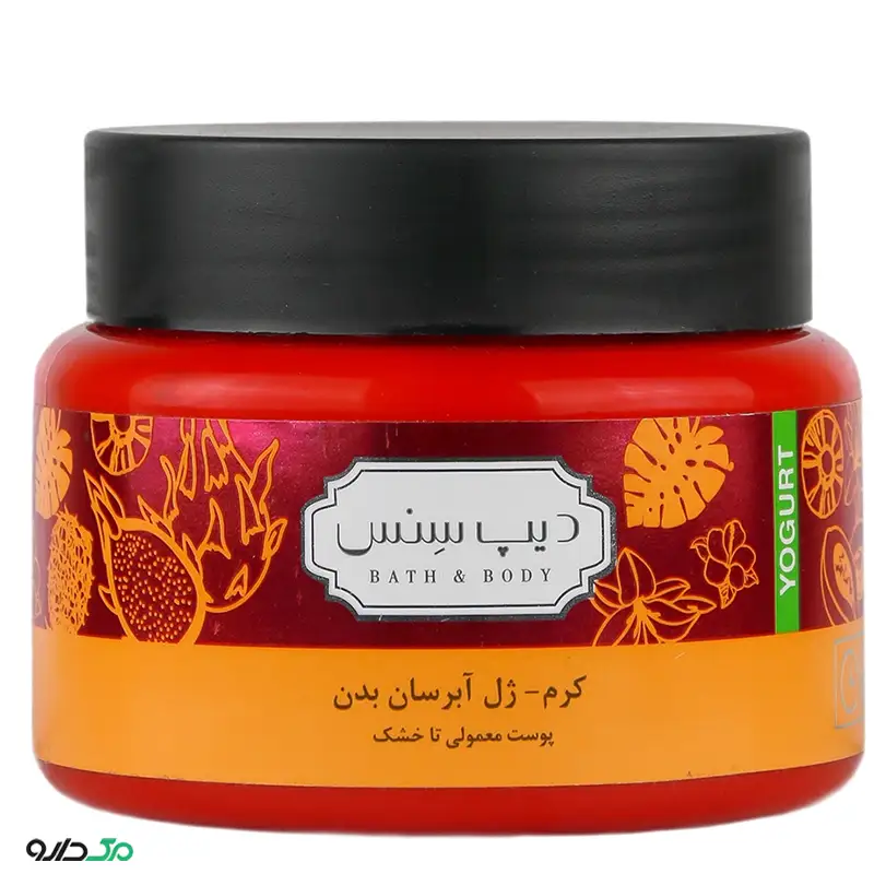 کرم ژل آبرسان بدن پوست خشک تروپیکال دیپ سنس