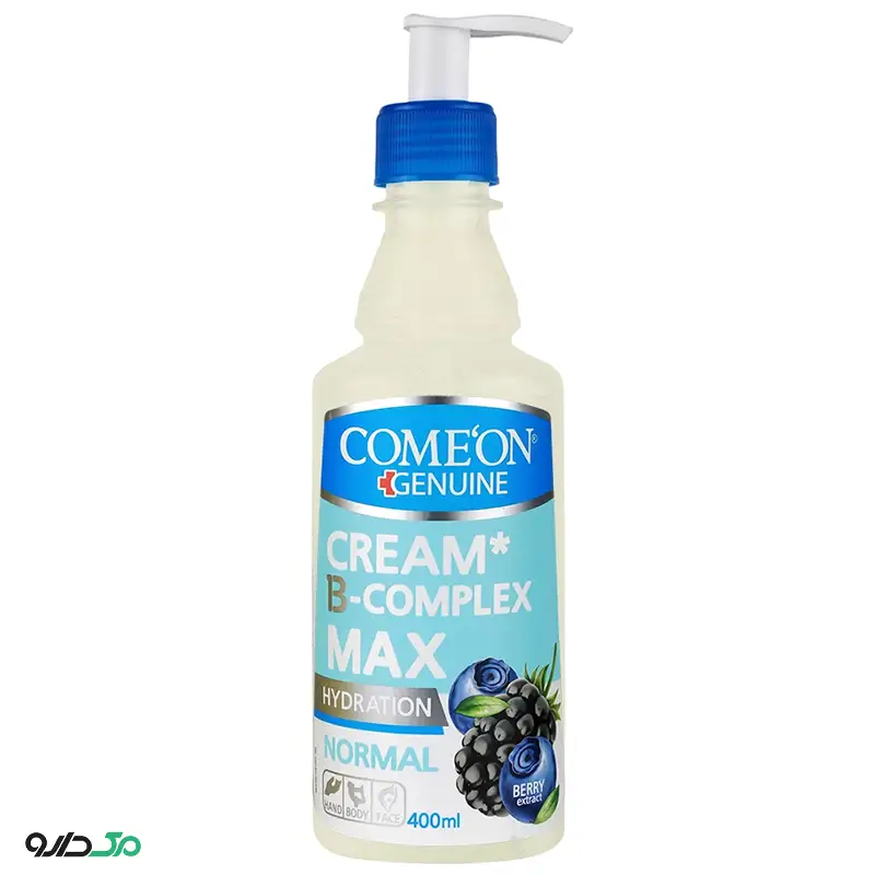 کرم مرطوب کننده بلوبری مناسب پوست نرمال کامان