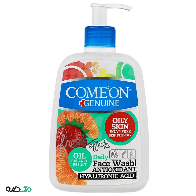 ژل شستشوی صورت پوست چرب کامان