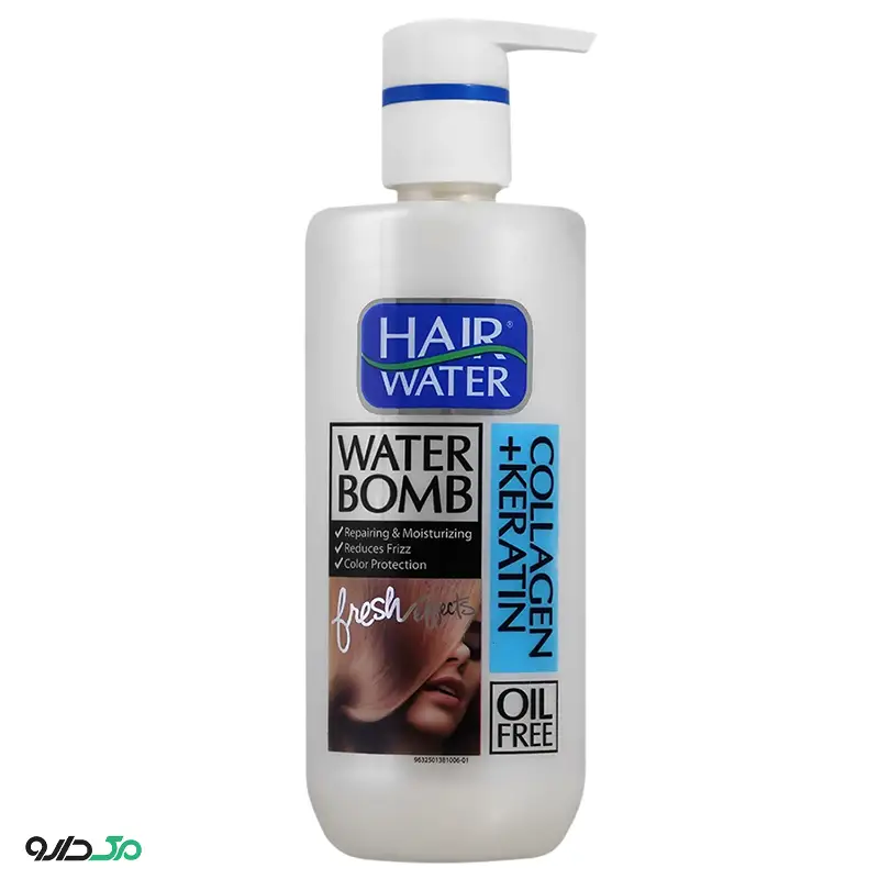 کرم آبرسان مو هیر واتر حاوی کلاژن و کراتین کامان