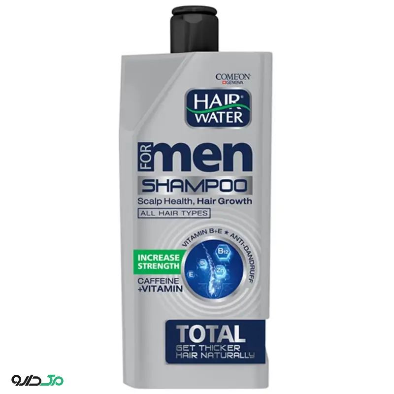 شامپو ضد شوره و تقویت کننده مردانه هیر واتر کامان