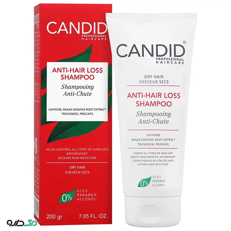 شامپو ضد ریزش موی نرمال و خشک کاندید