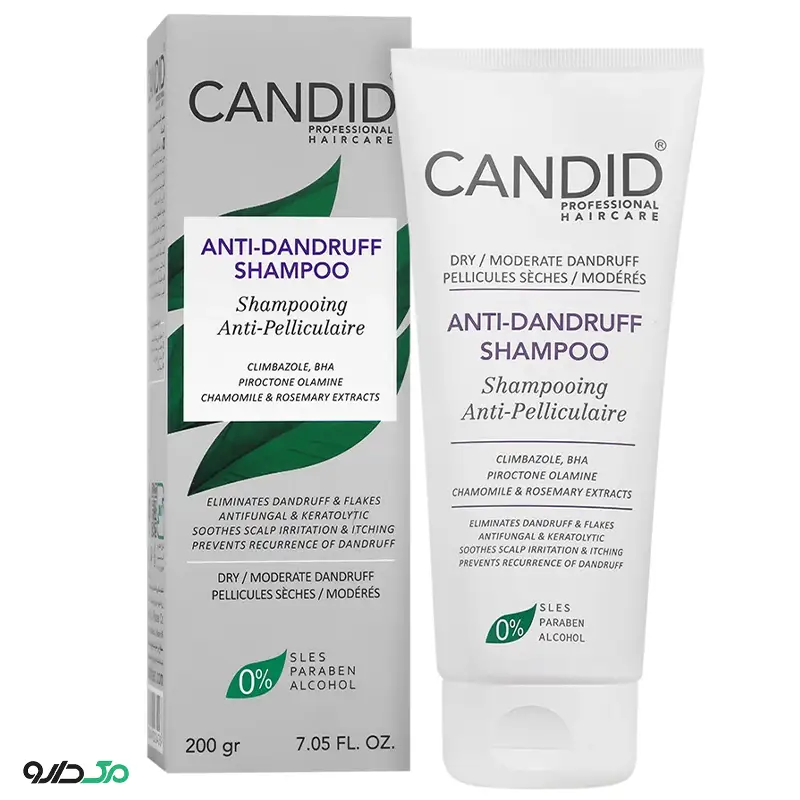 شامپو ضد شوره برای شوره خشک و ملایم کاندید