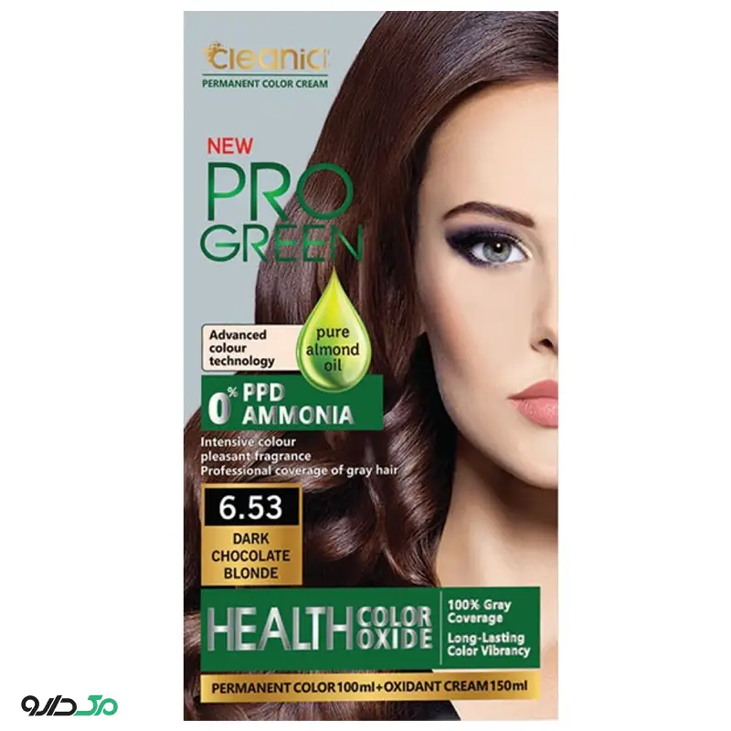 کیت رنگ موی زنانه کلینیک