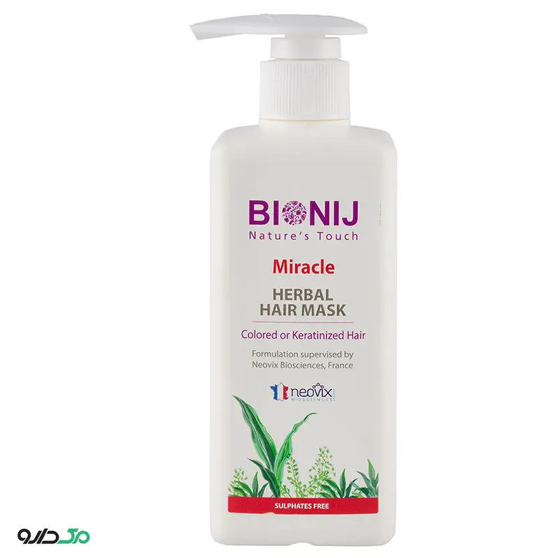 ماسک موی گیاهی مناسب موهای رنگ یا کراتین شده بیونیج