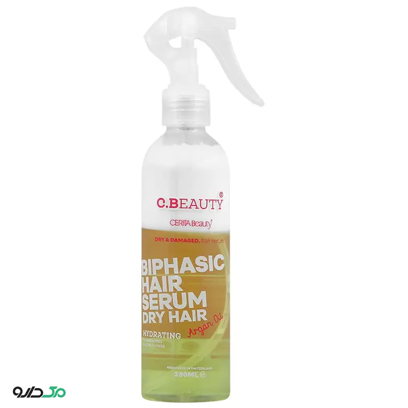 سرم 2 فاز محافظ موی خشک و آسیب دیده سریتا
