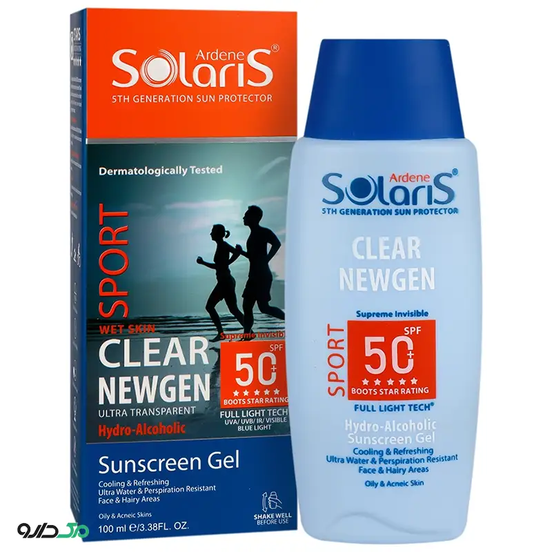 ژل هیدروالکلی ضد آفتاب کلیر نیوژن آردن سولاریس SPF50