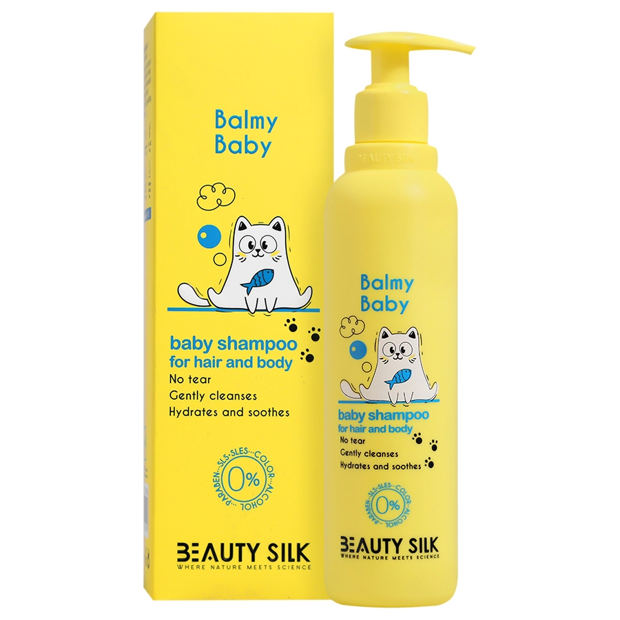 شامپو سر و بدن کودک بالمی بیبی بیوتی سیلک