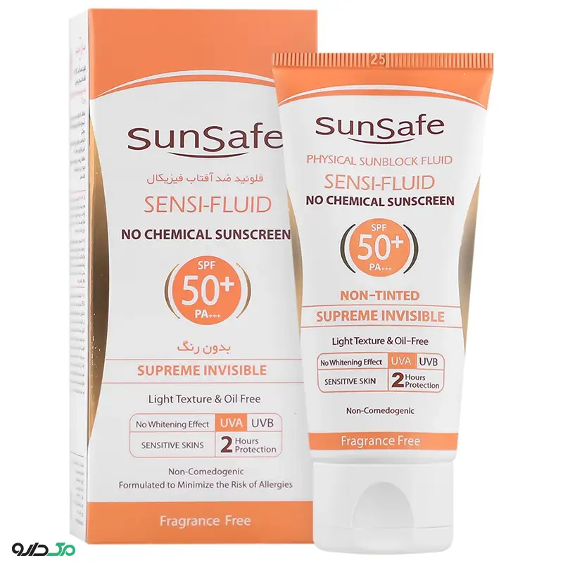 فلوئید ضد آفتاب فیزیکال سان سیف SPF50