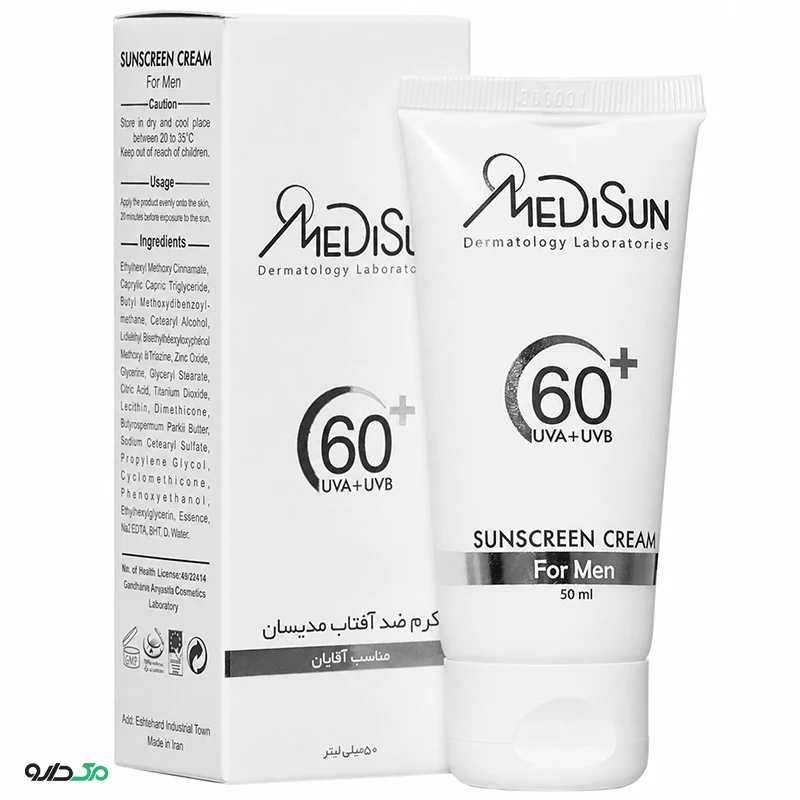 کرم ضد آفتاب آقایان مدیسان SPF60