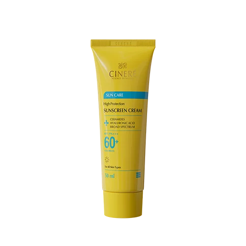 کرم ضد آفتاب انواع پوست سینره SPF60